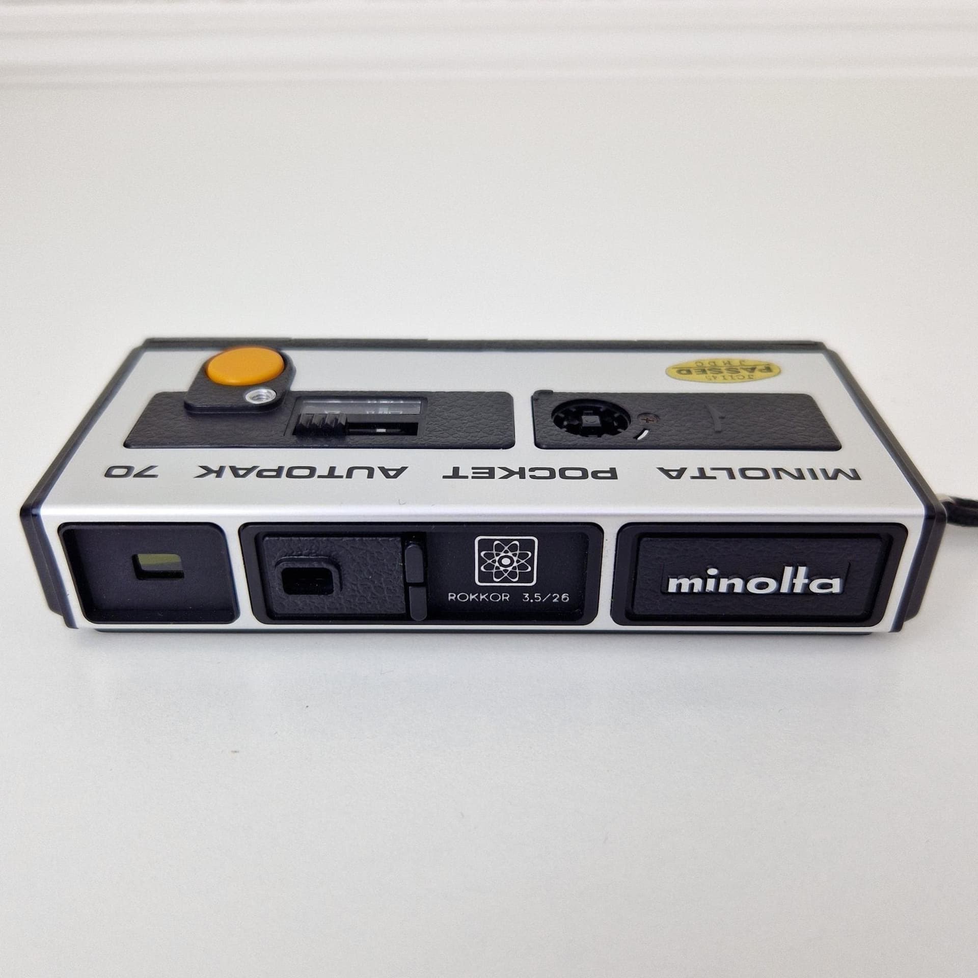 Minolta Pocket Autopak 70 110 Film Camera - Rokkor Lens - Case - Tested