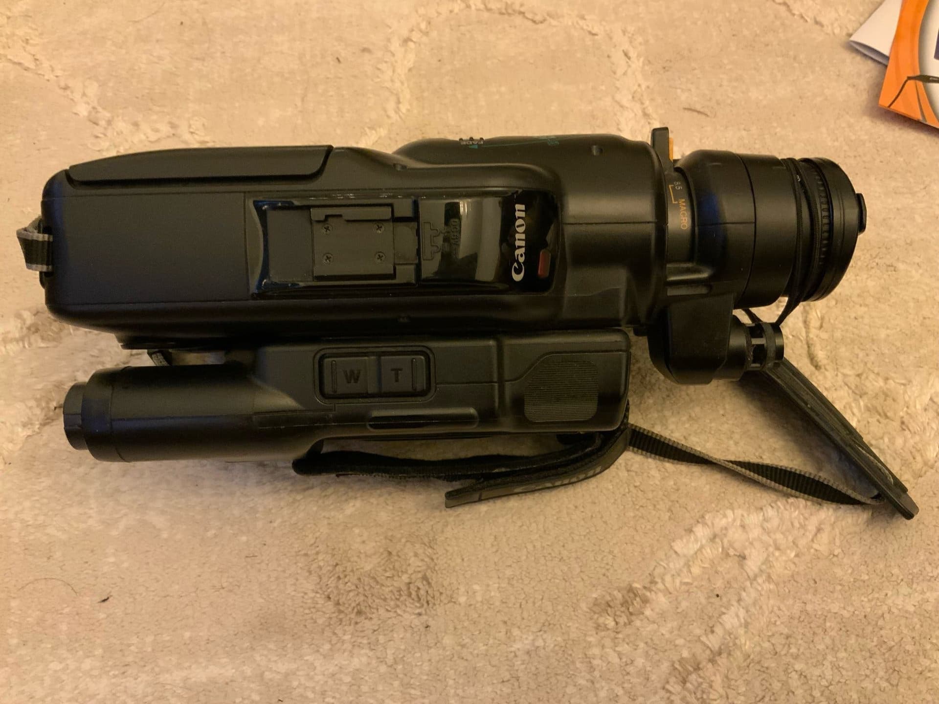 Canon Canovision E90E Video8 8mm videokamera – otestad – retro/vintage