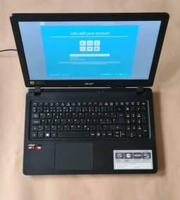 Acer Aspire ES 15 – 15,6” Full HD – AMD A8 – 8GB RAM – 256GB SSD