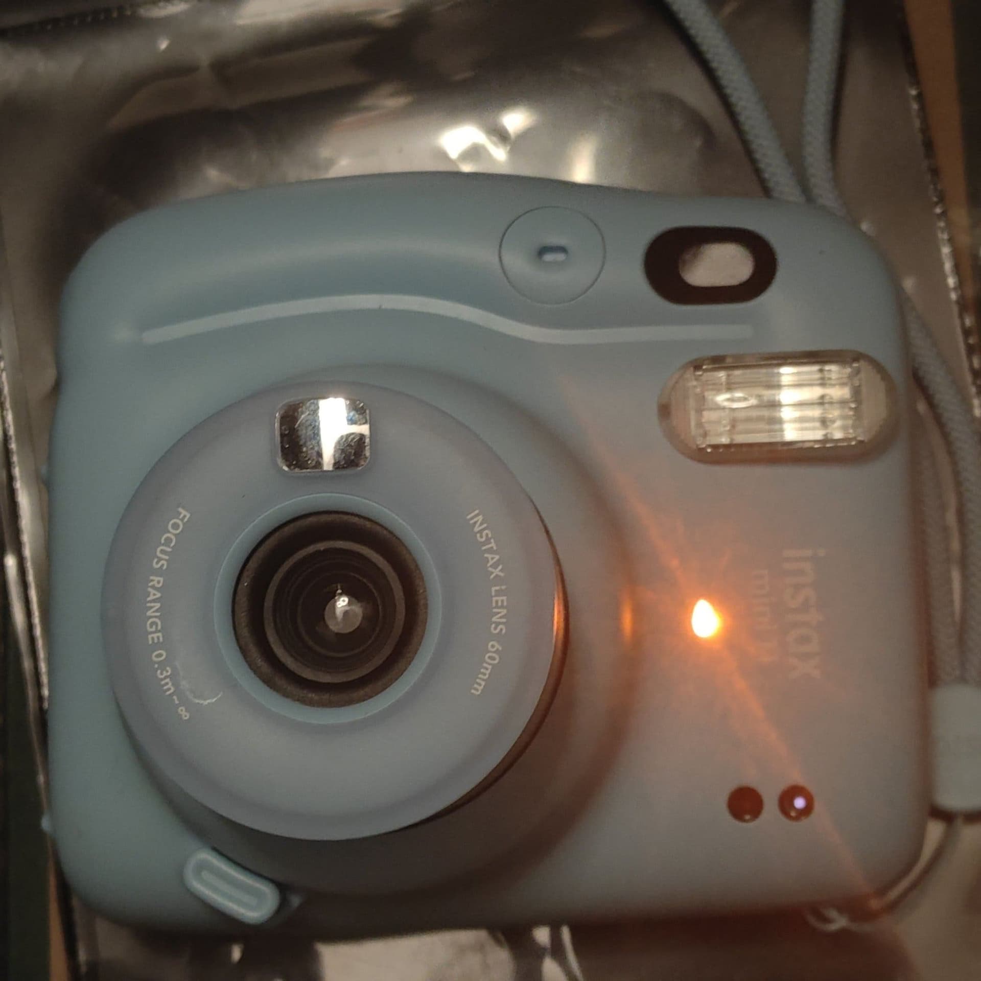 Direktbildskamera Fujifilm Instax Mini 11 ljusblå – retro – fungerar