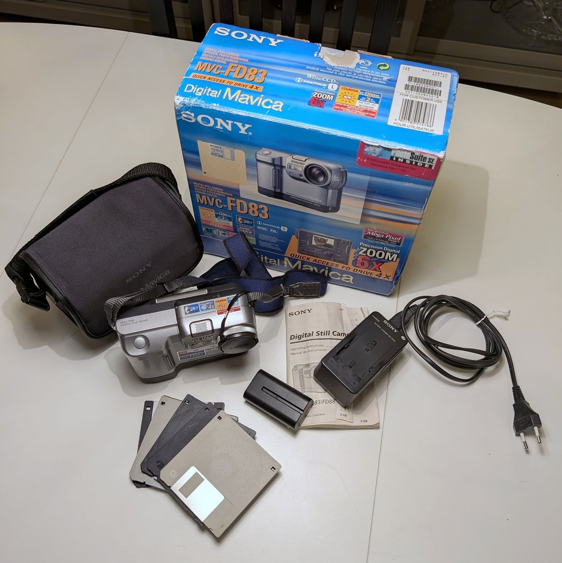 Digitalkamera Sony Mavica MVC-FD83 kultklassiker!