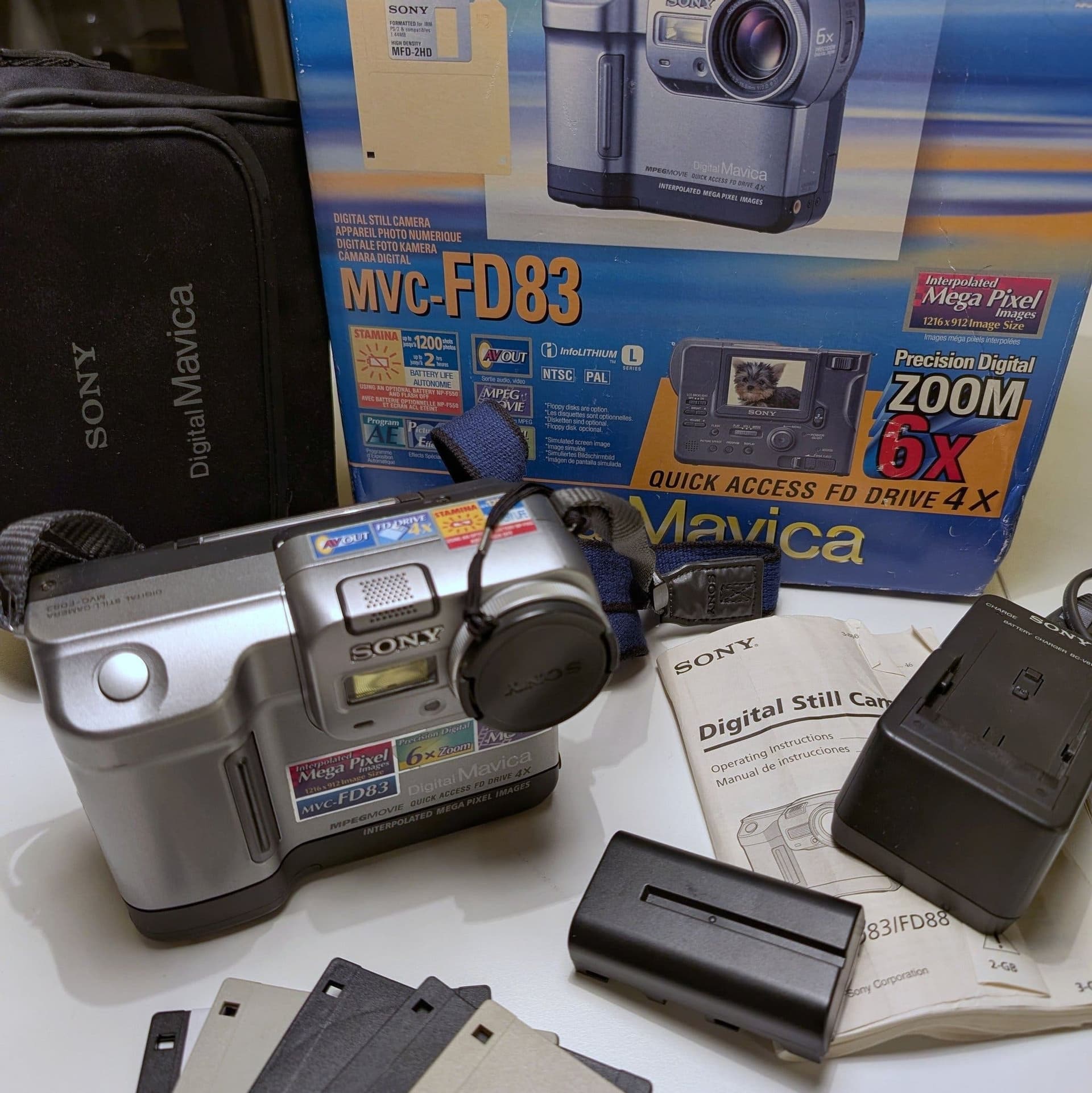 Digitalkamera Sony Mavica MVC-FD83 kultklassiker!