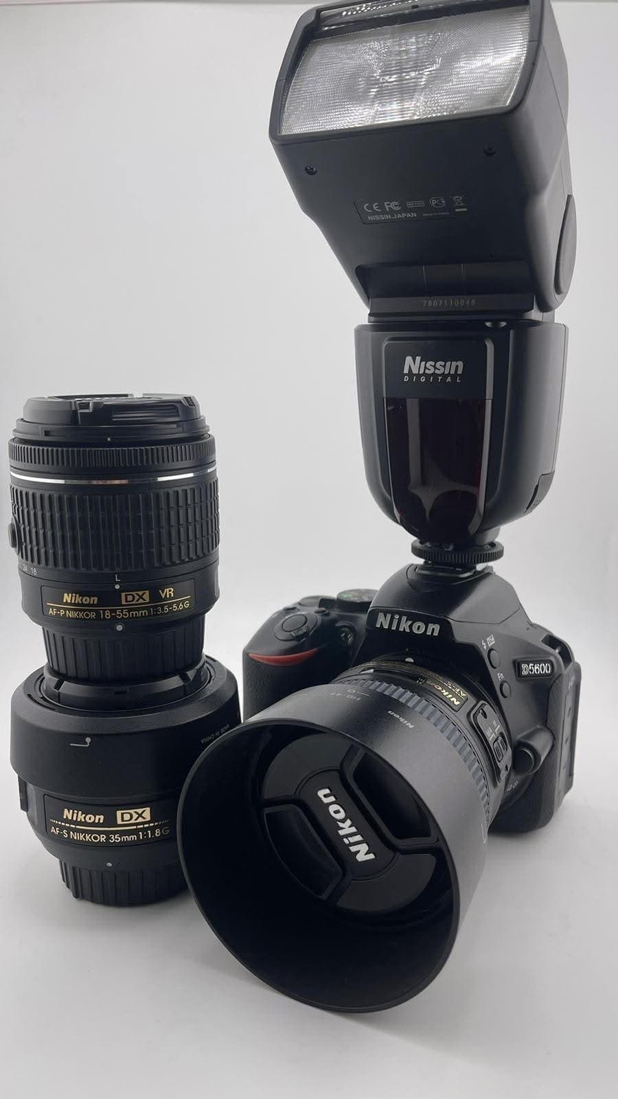 Nikon D5600 systemkamera med en objektiv 18-55.