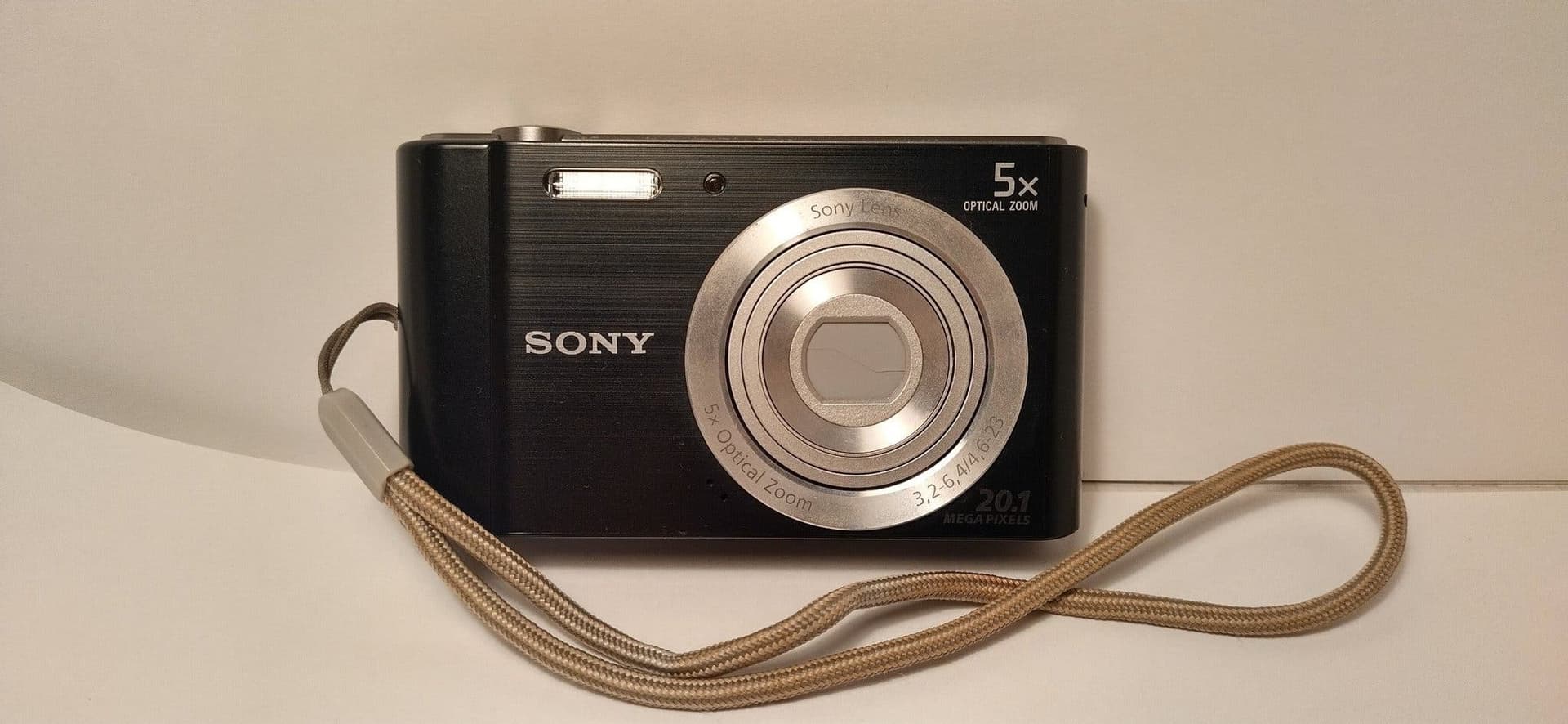 Sony Cyber-shot DSC-W800 digitalkamera + batteri, laddare & fodral