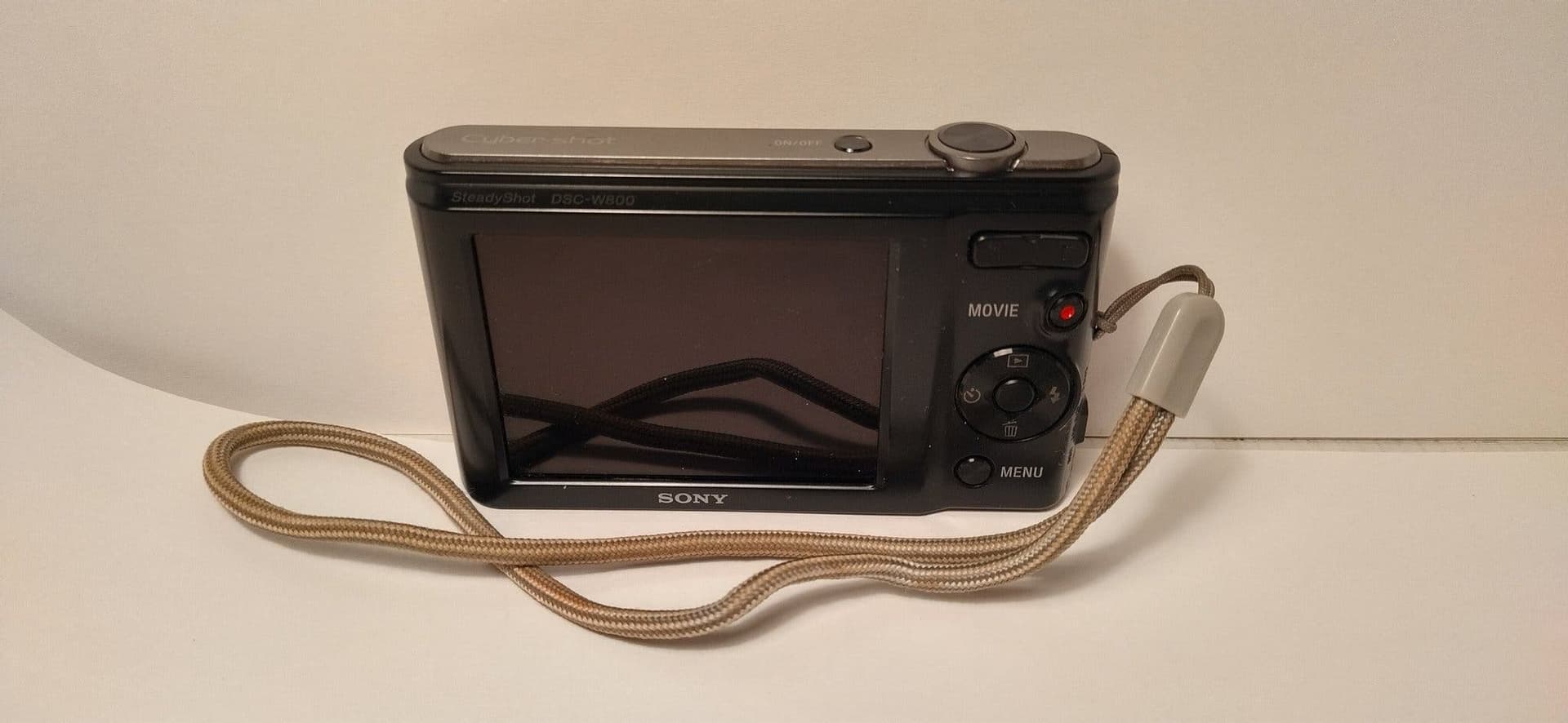 Sony Cyber-shot DSC-W800 digitalkamera + batteri, laddare & fodral