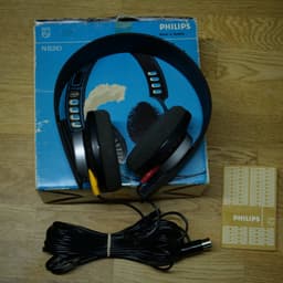 Philips N 6310 Hörlurar Headphones - DIN Connector hörlur musik stereo hifi akg