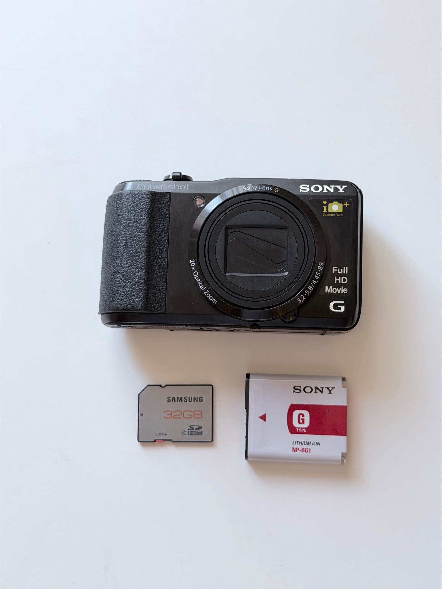 Sony Cyber-shot digitalkamera – 20x optisk zoom – Full HD – 18,2 MP