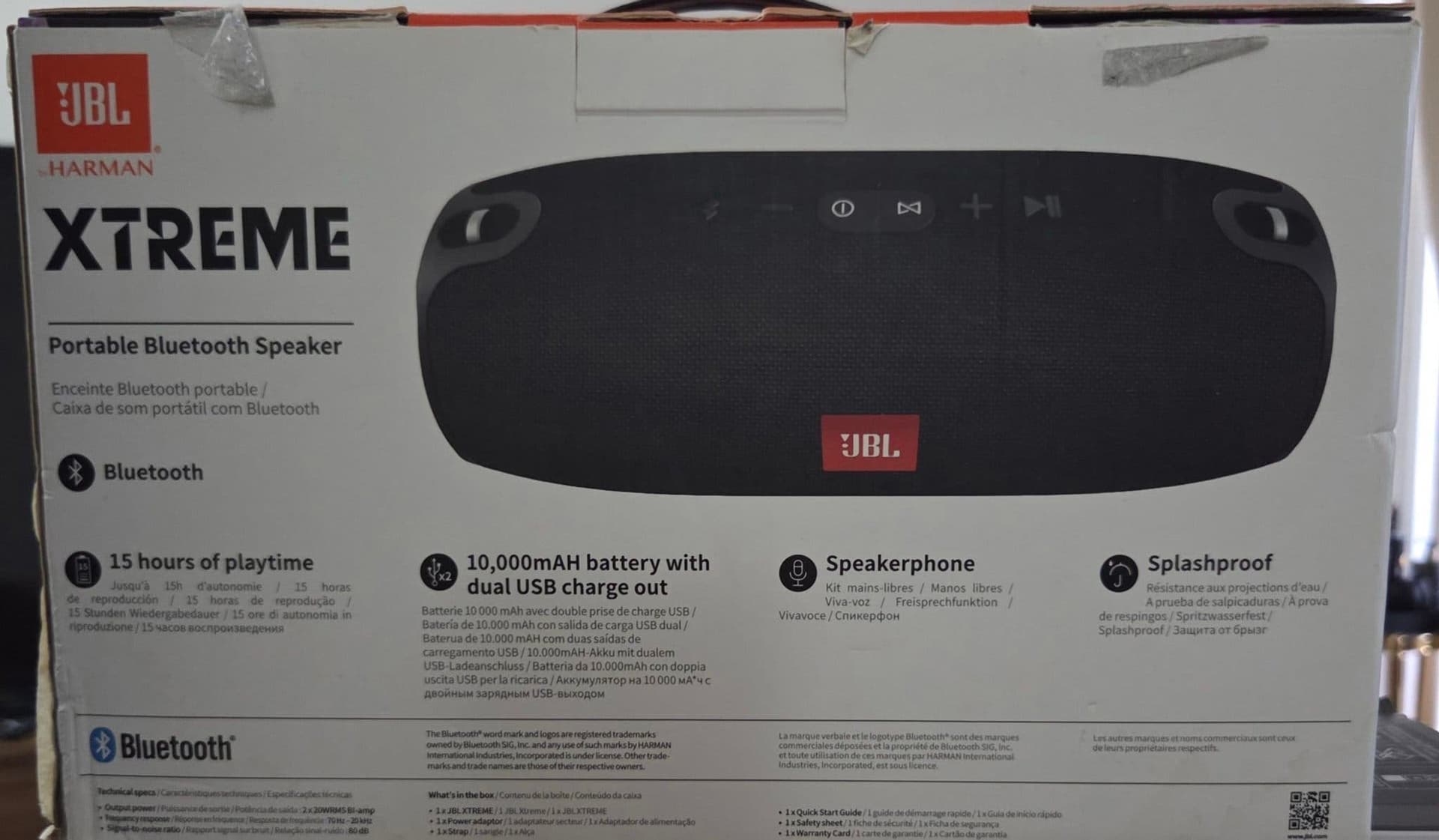 JBL Xtreme Bärbar Bluetooth-högtalare