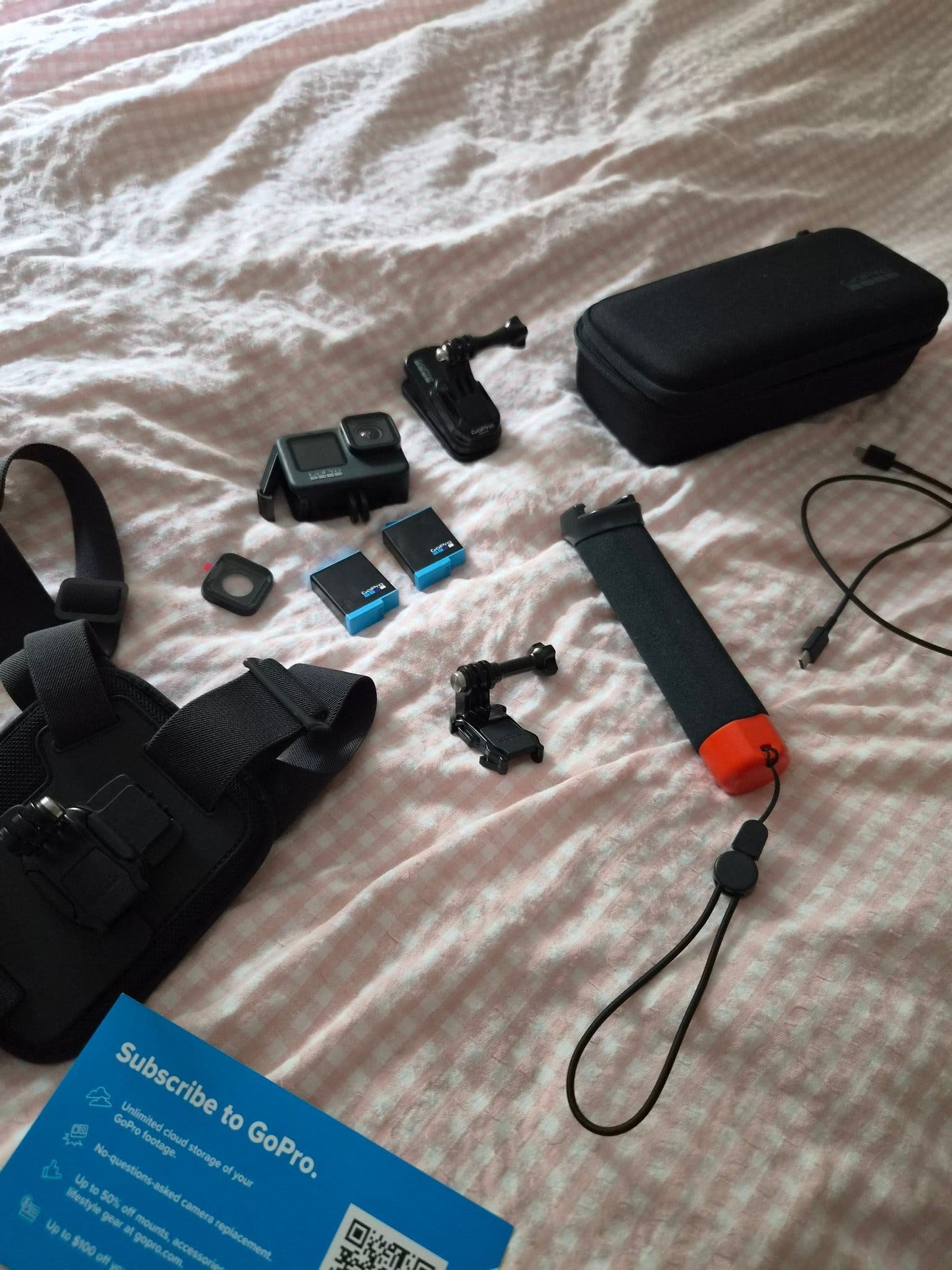 GoPro 9 actionkamera med tillbehör