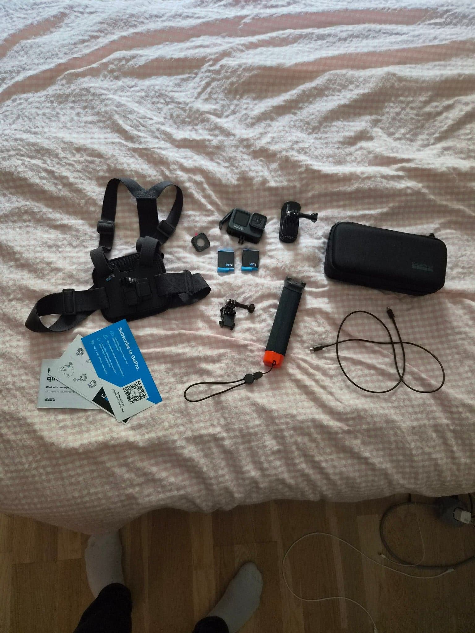 GoPro 9 actionkamera med tillbehör