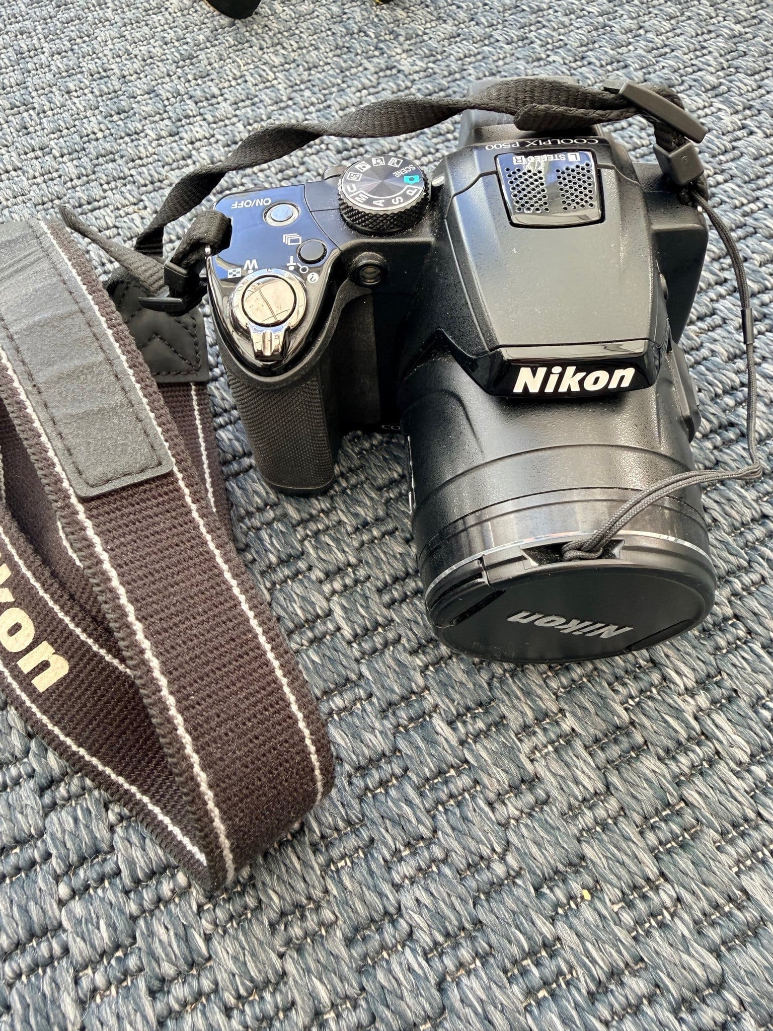 Nikon Coolpix P500 digitalkamera svart