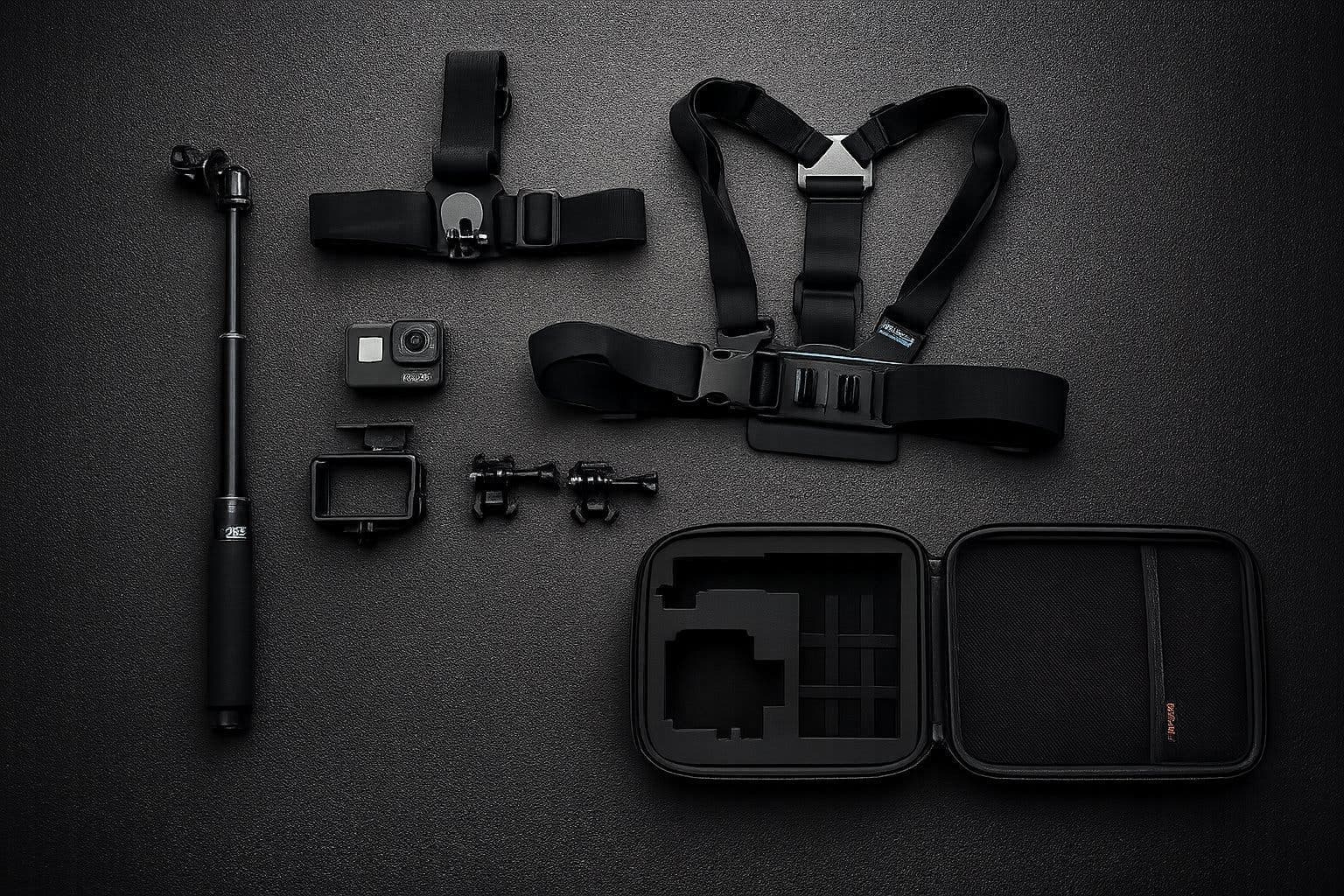 GoPro HERO7 Black – Perfekt skick + komplett tillbehörspaket