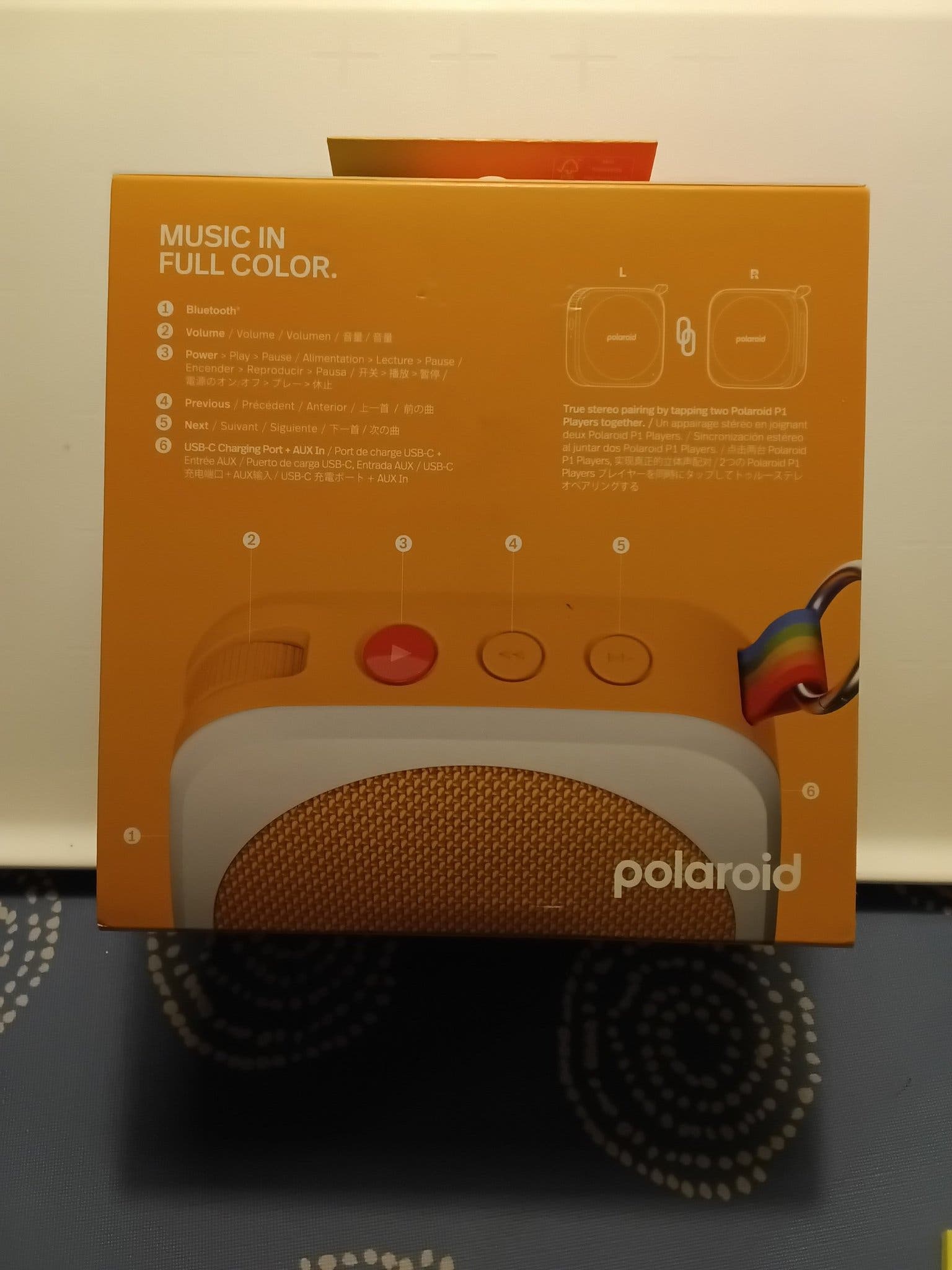 Polaroid P1 Music Player Gul