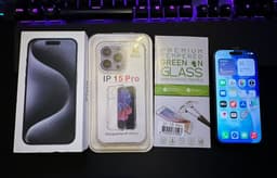 Iphone 15 Pro 256gb (Ny skick) (Blue Titanium)