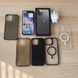Iphone 13 Pro Max 128GB Svart (Kvitto & Kartong medföljs)