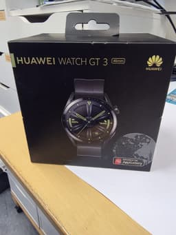 Huawei Watch GT 3 46mm Svart Fluoroelastomer Armband