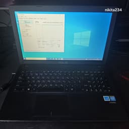 ASUS 15.6" Bärbar dator – Snabb Micron SSD, Windows 10, Intel, 4GB RAM + Laddare