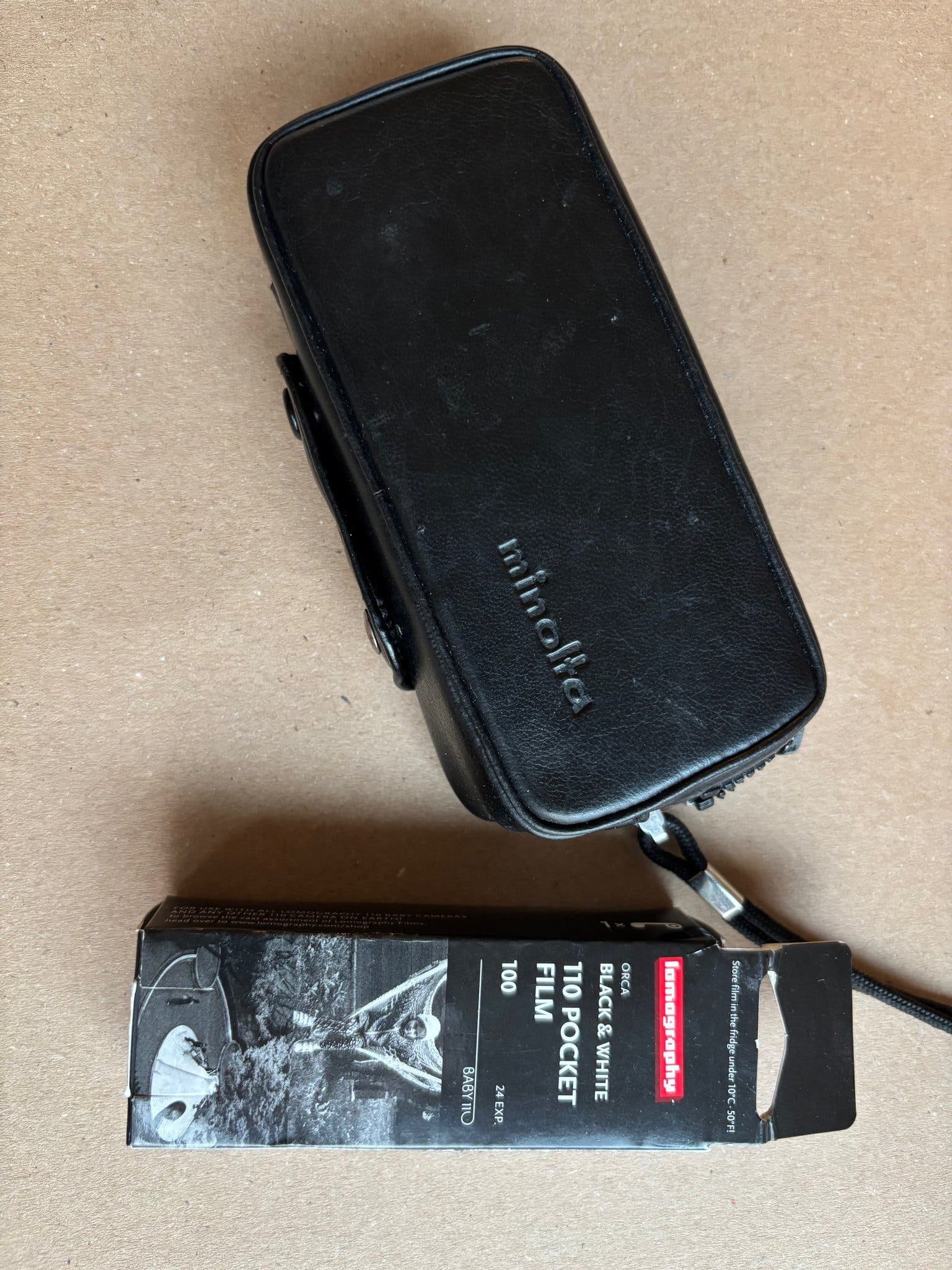 Minolta Pocket Autopak 50 kamera med 110-film