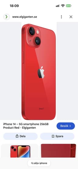 iPhone 14 256GB (PRODUCT)RED