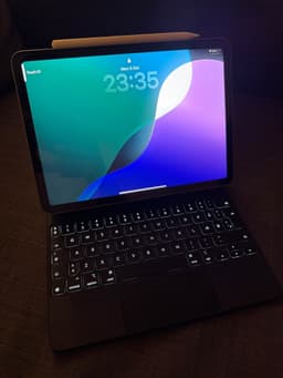 IPad Air 4 (4:e generation) + Magic Keyboard, Apple Pencil gen 2 + 100% batteri