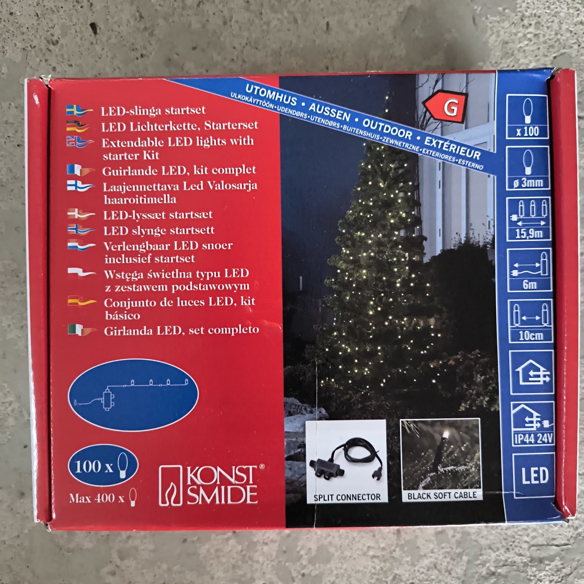 Konstsmide LED-slinga startset