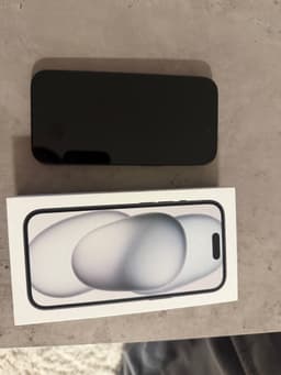 iPhone 15 svart 128 gb