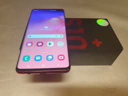 Samsung Galaxy S10+ .6GB/128GB och Olåst Cardinal Red