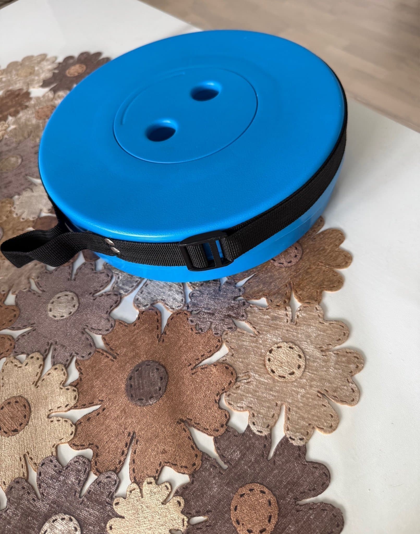 Portabel Teleskopisk Pall - Blå