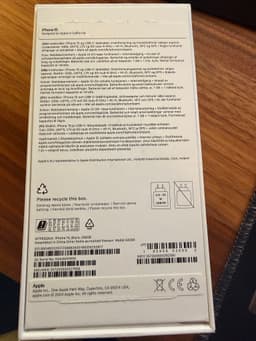 iPhone 15, 256GB, Svart