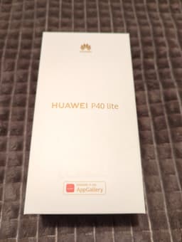 Huawei P40 lite, 128GB, 6GB RAM, som ny i box, svart, dubbla sim och olåst!
