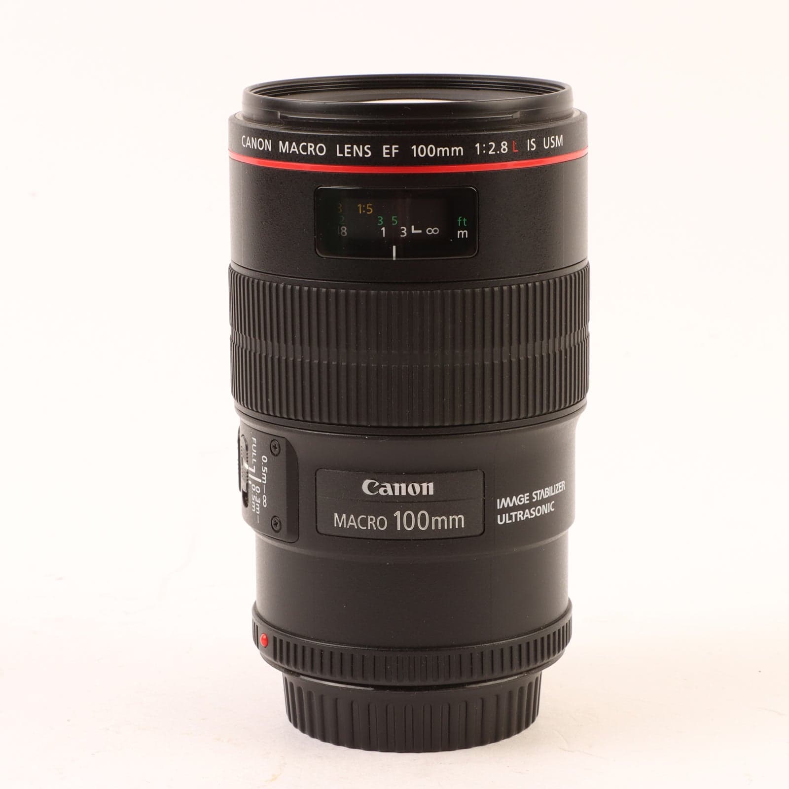 USED Canon EF 100mm f2.8L Macro IS USM Lens