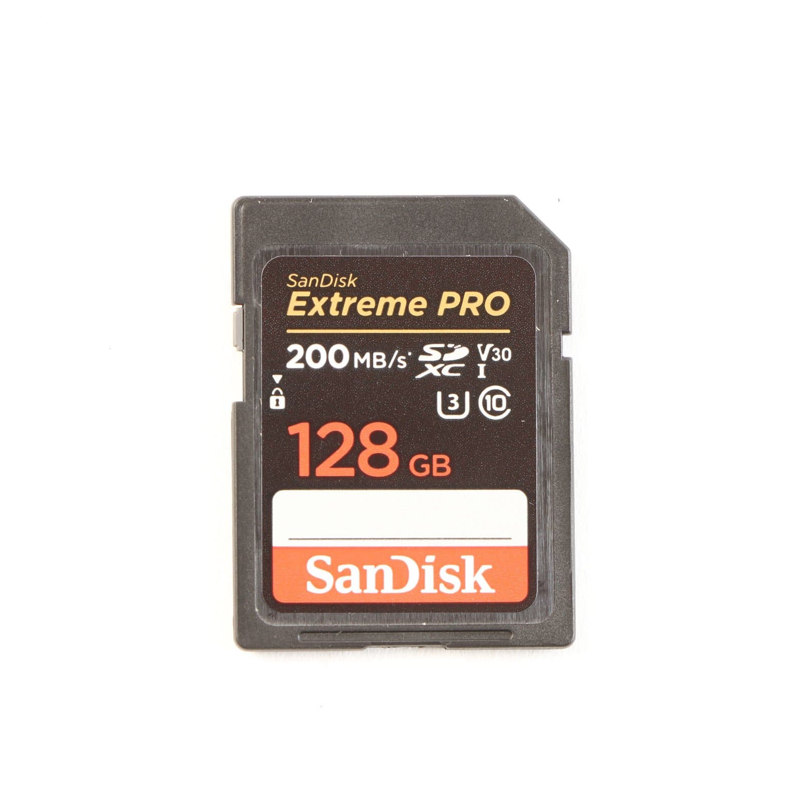 USED SanDisk Extreme PRO 128GB 200MB/s UHS-I V30 SDXC Memory Card