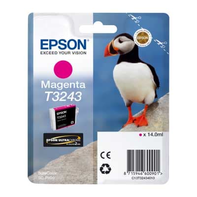 USED Epson T3243 Magenta Ink Cartridge