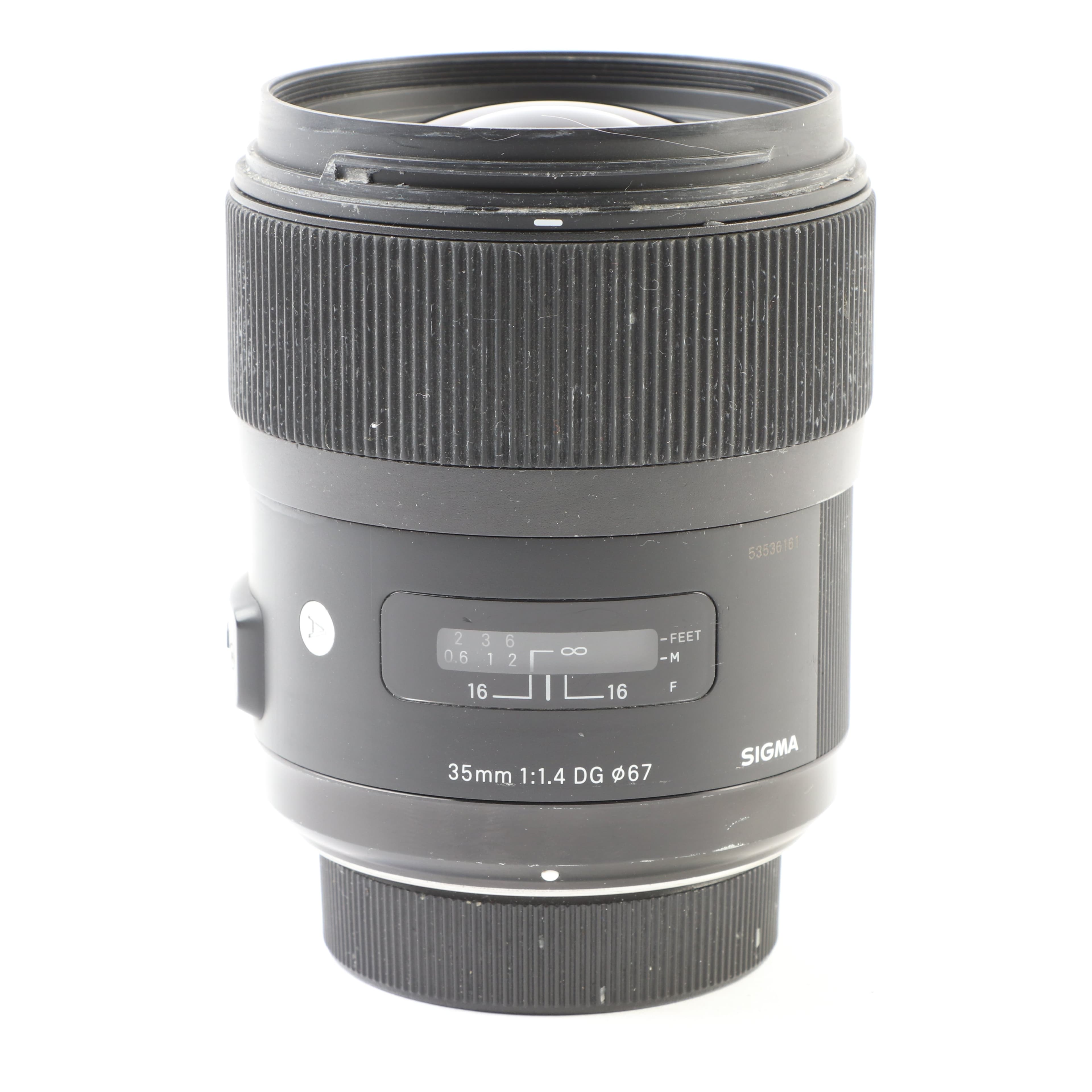 USED Sigma 35mm f1.4 DG HSM Art Lens for Nikon F
