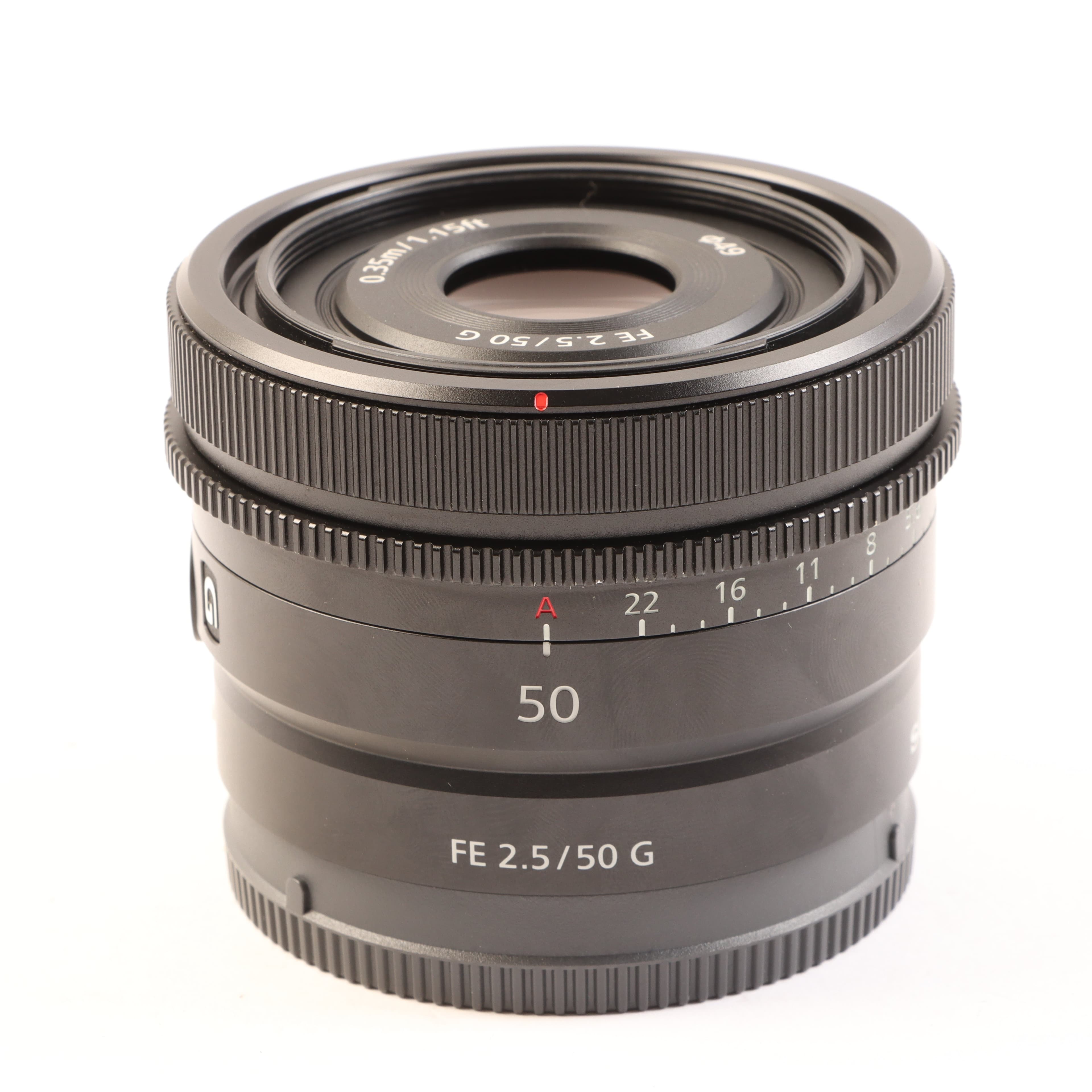USED Sony FE 50mm f2.5 G Lens