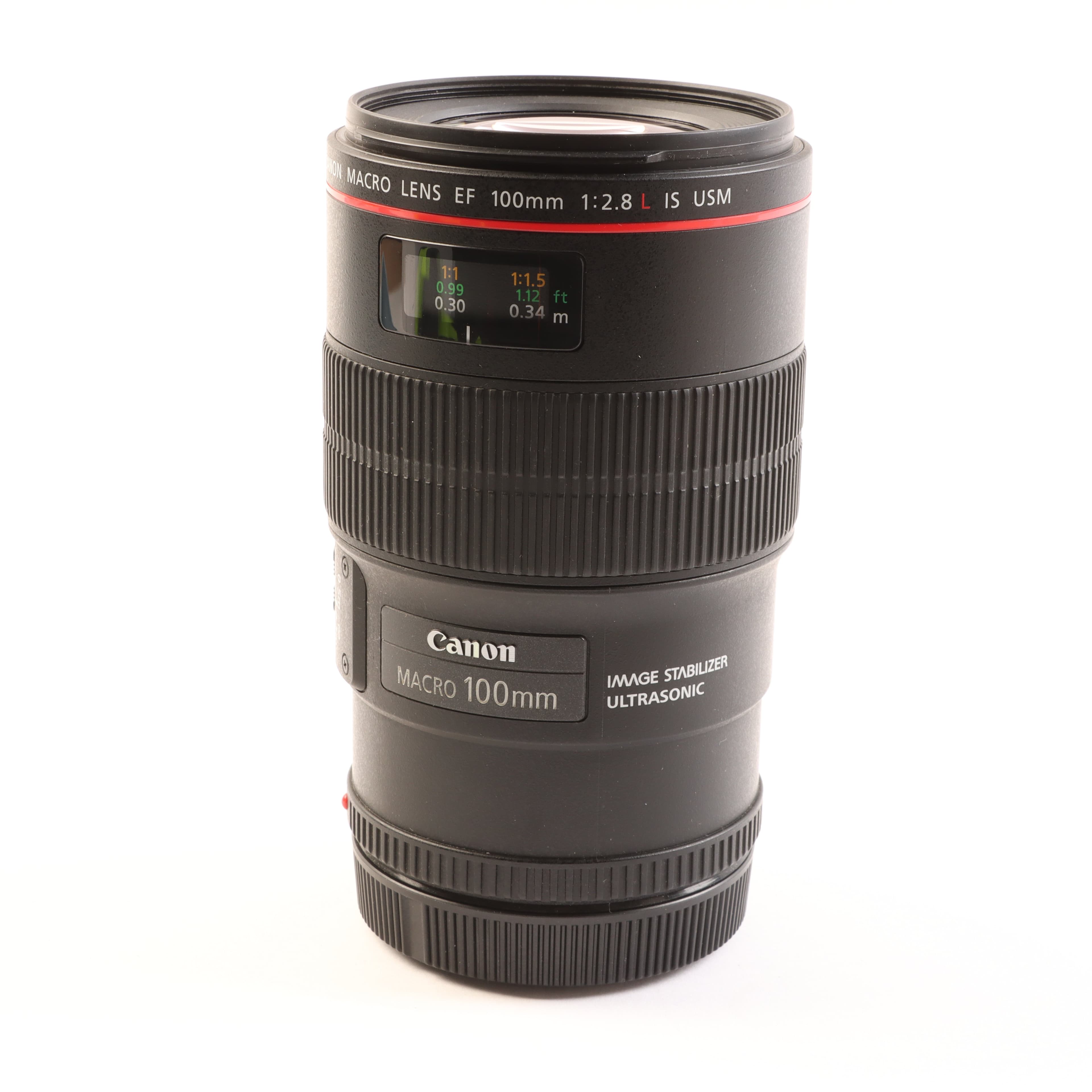 USED Canon EF 100mm f2.8L Macro IS USM Lens