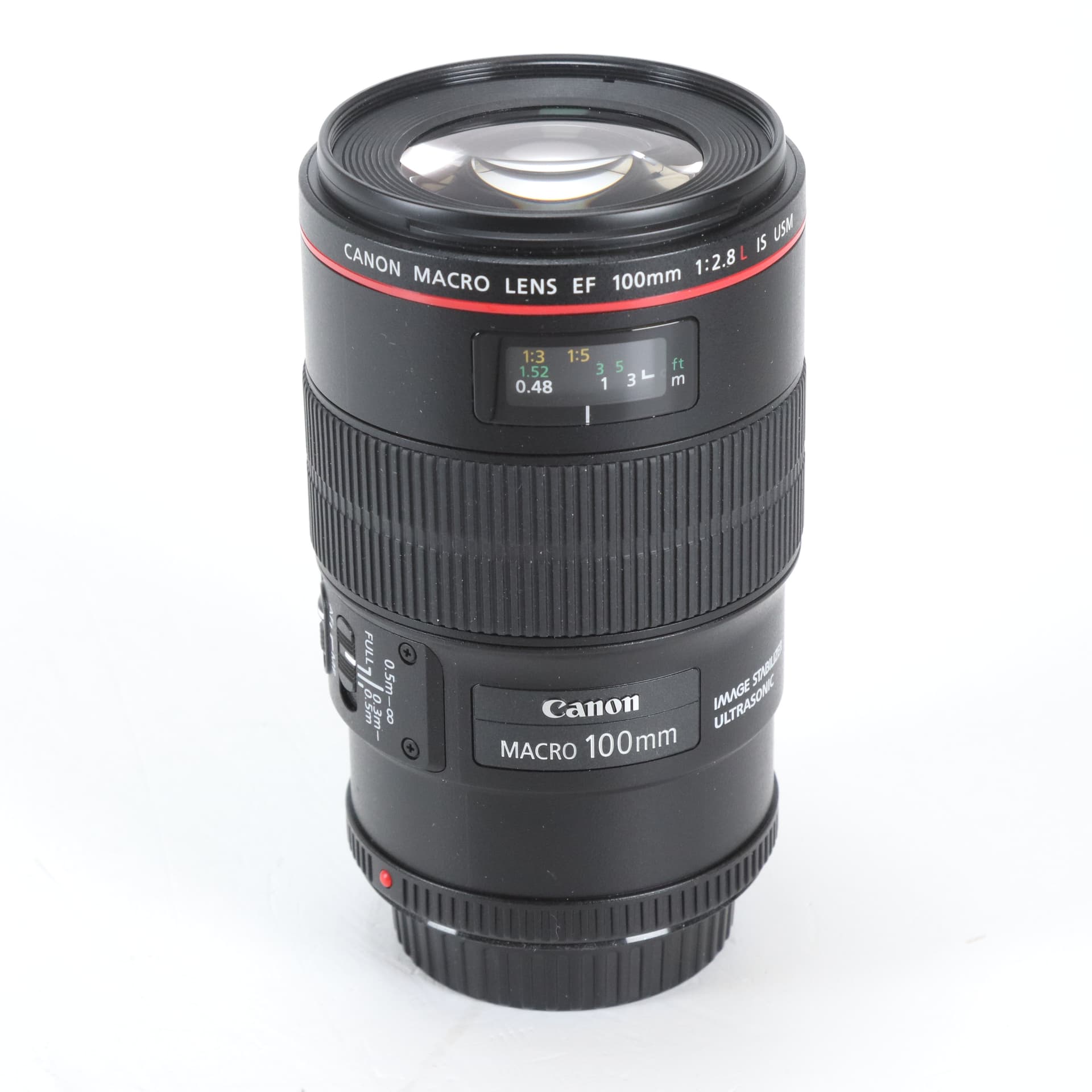 USED Canon EF 100mm f2.8L Macro IS USM Lens