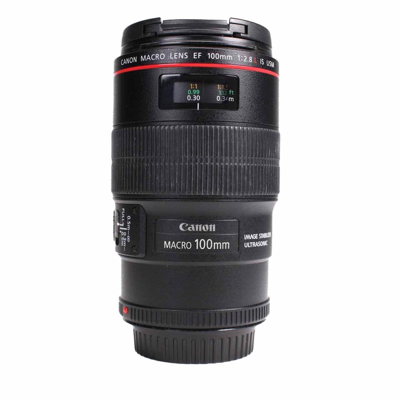 USED Canon EF 100mm f2.8L Macro IS USM Lens