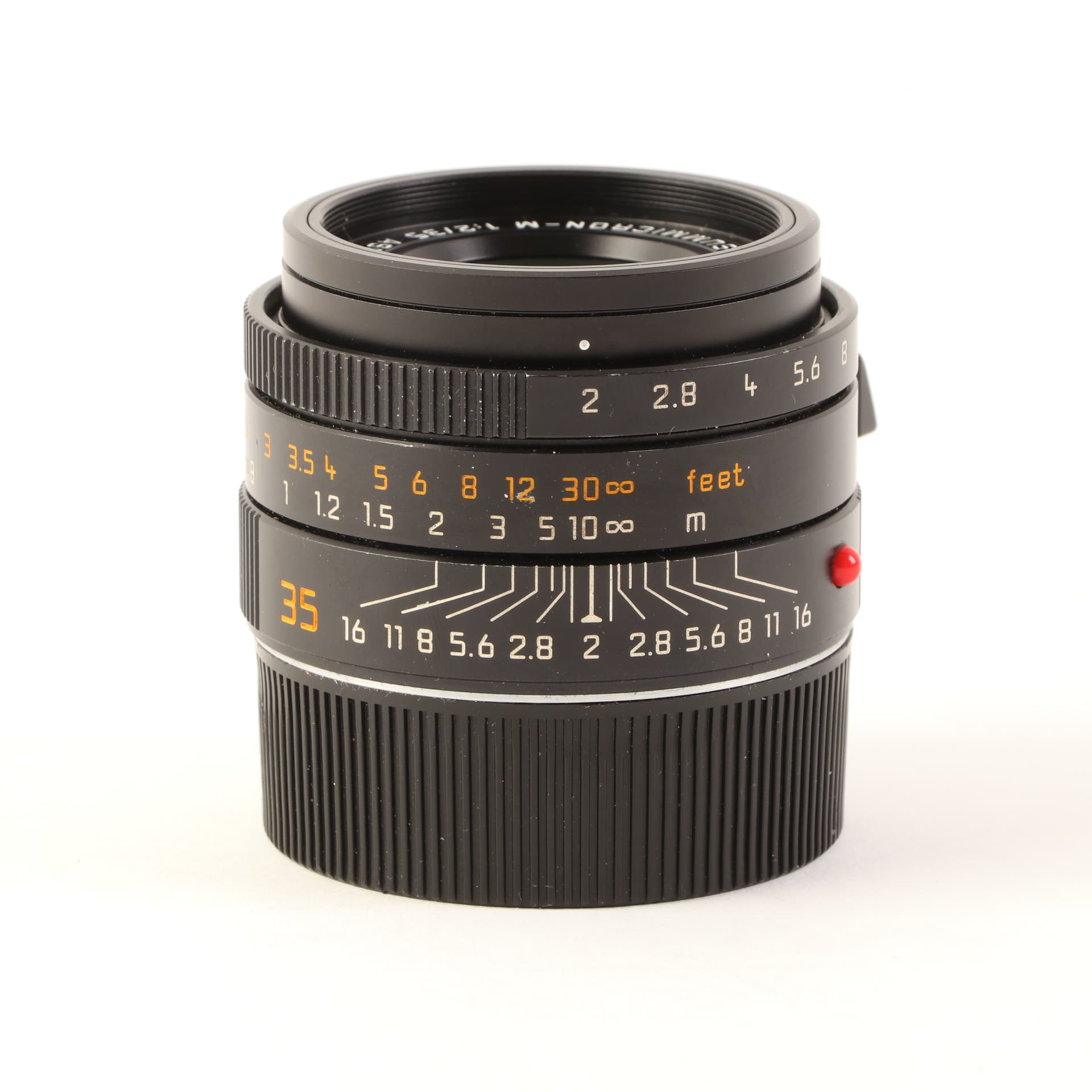 USED Leica 35mm f2 Summicron-M Asph Lens-Black