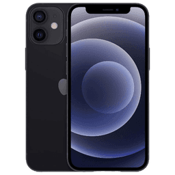 Apple iPhone 12 Mini - Svart - 128 GB - Okej skick