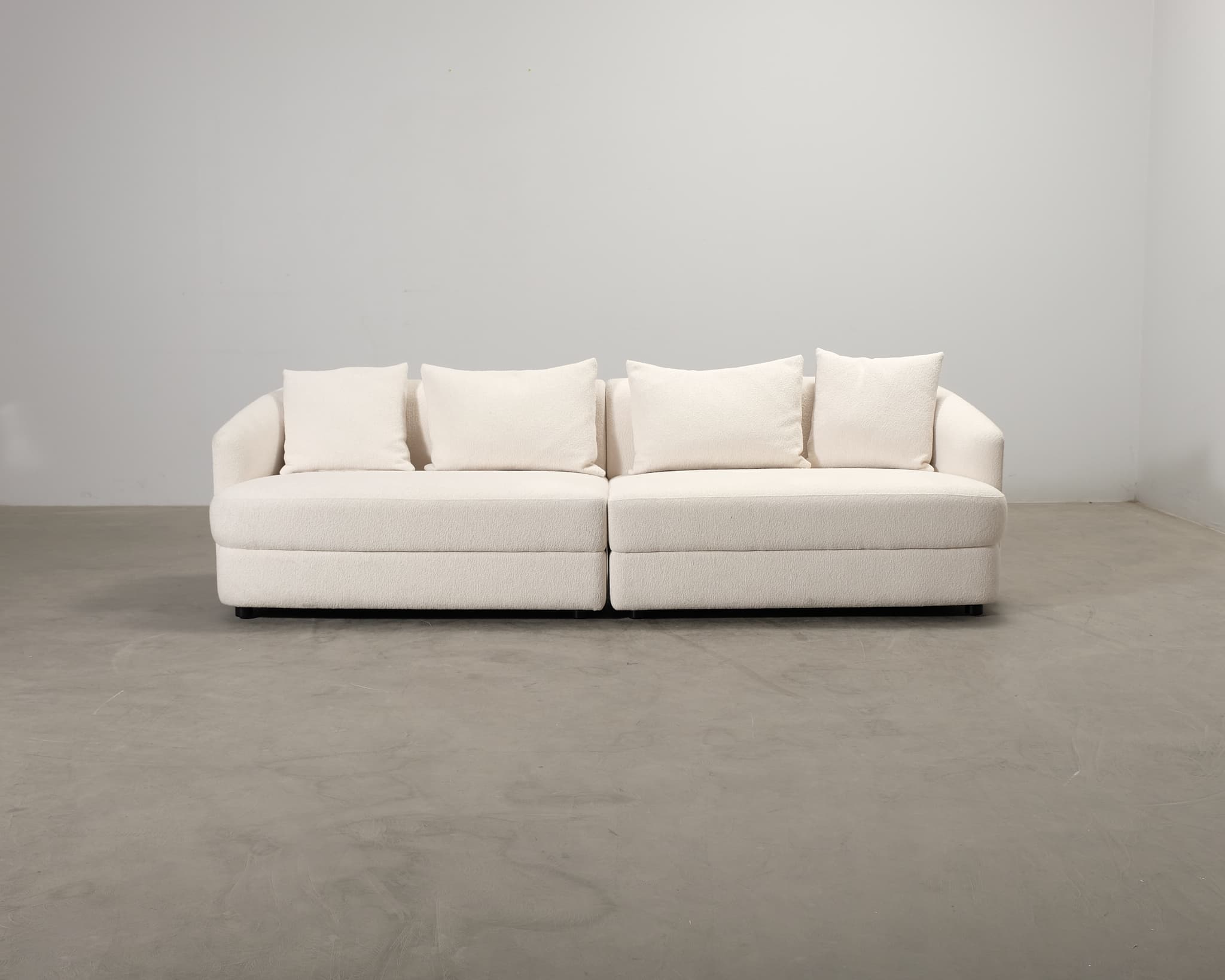 New Works Covent Residential 4-sits soffa naturvit