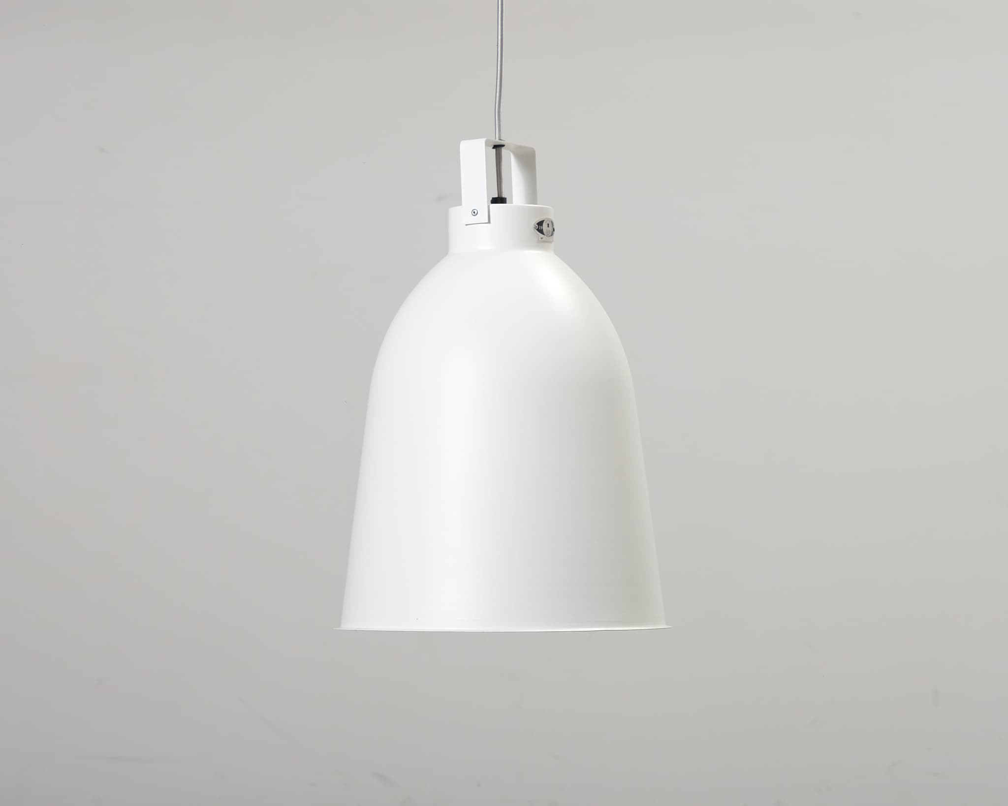 Jieldé Clément pendellampa vit / silver ø 36 cm
