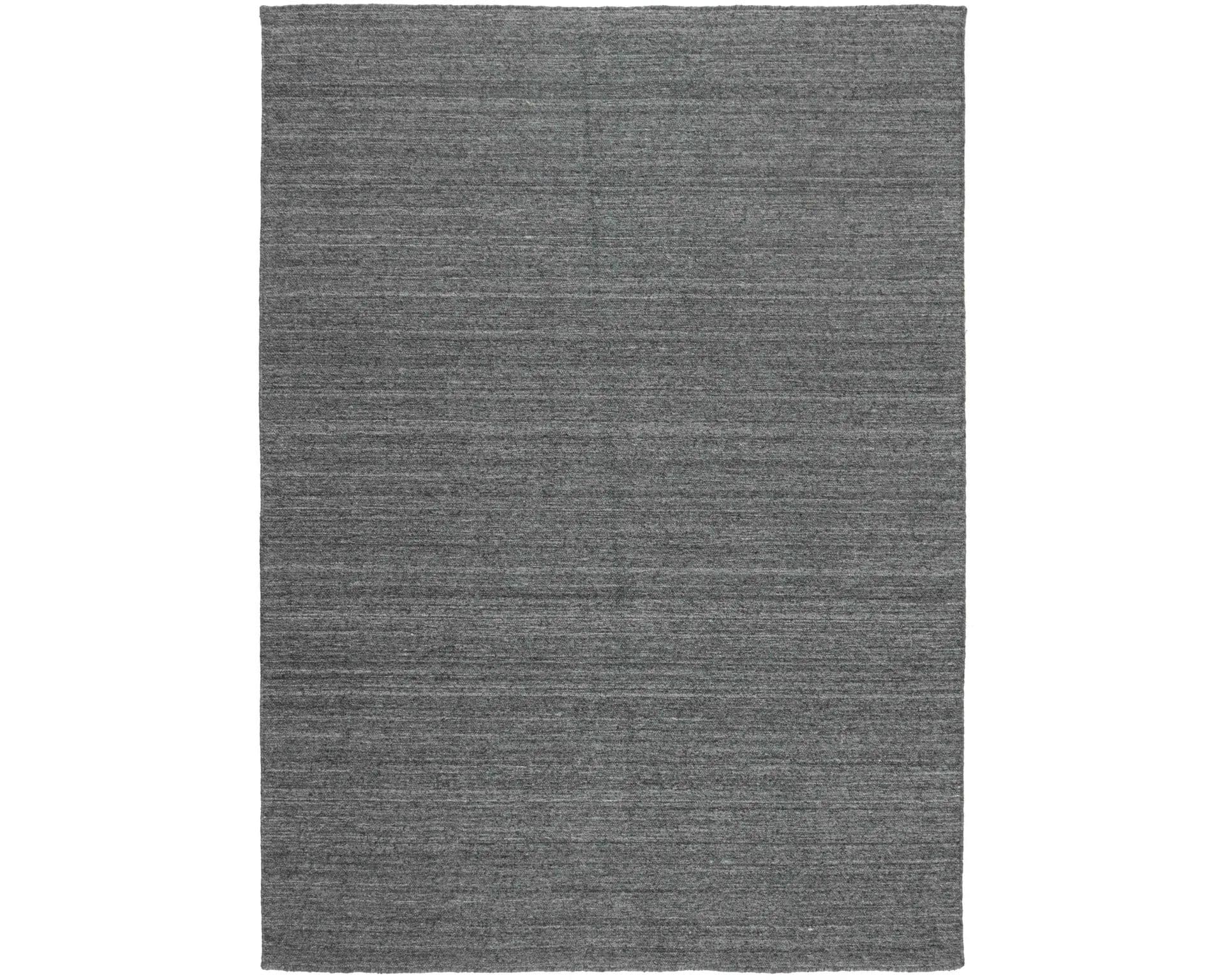 Rezas orientalisk x Nouveau Plain matta mörkgrå 140 x 200 cm