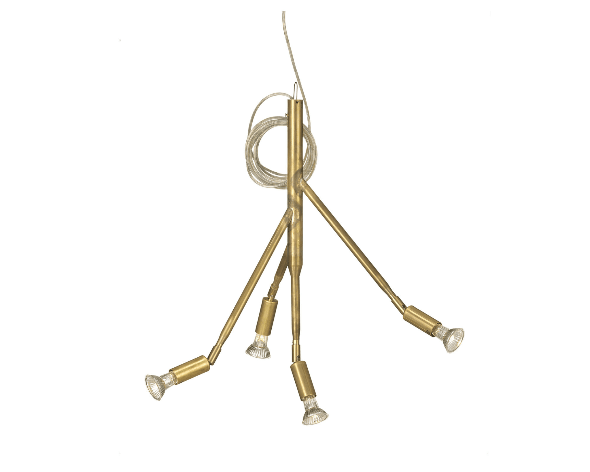 Örsjö Kvist 4 Taklampa, mässing