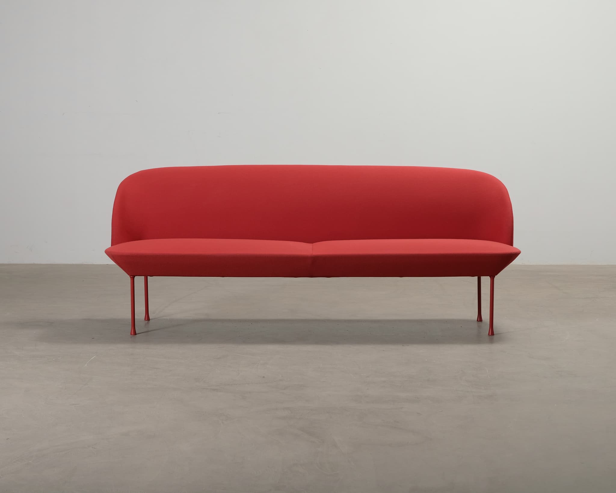 Muuto Oslo 3-sits soffa röd
