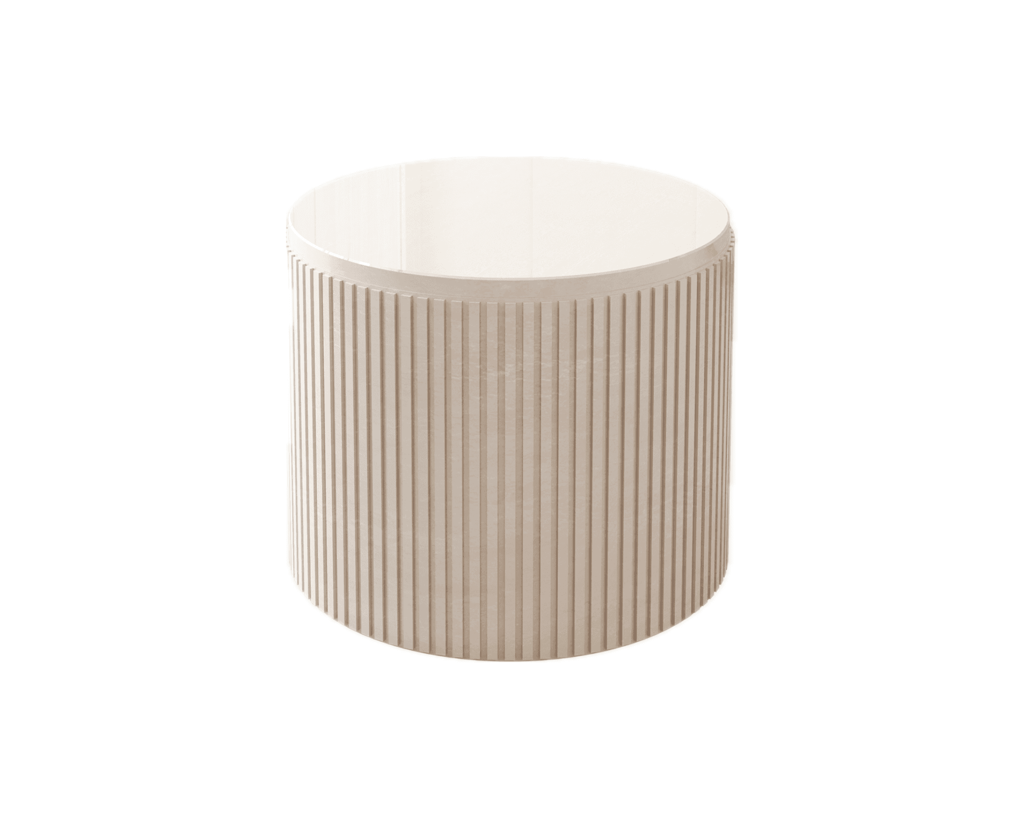 Ruth & Joanna Block sidobord beige marmor