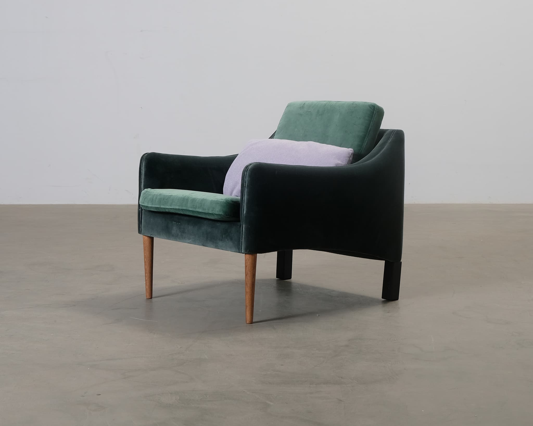 Warm Nordic Mr. Olsen fåtölj grön