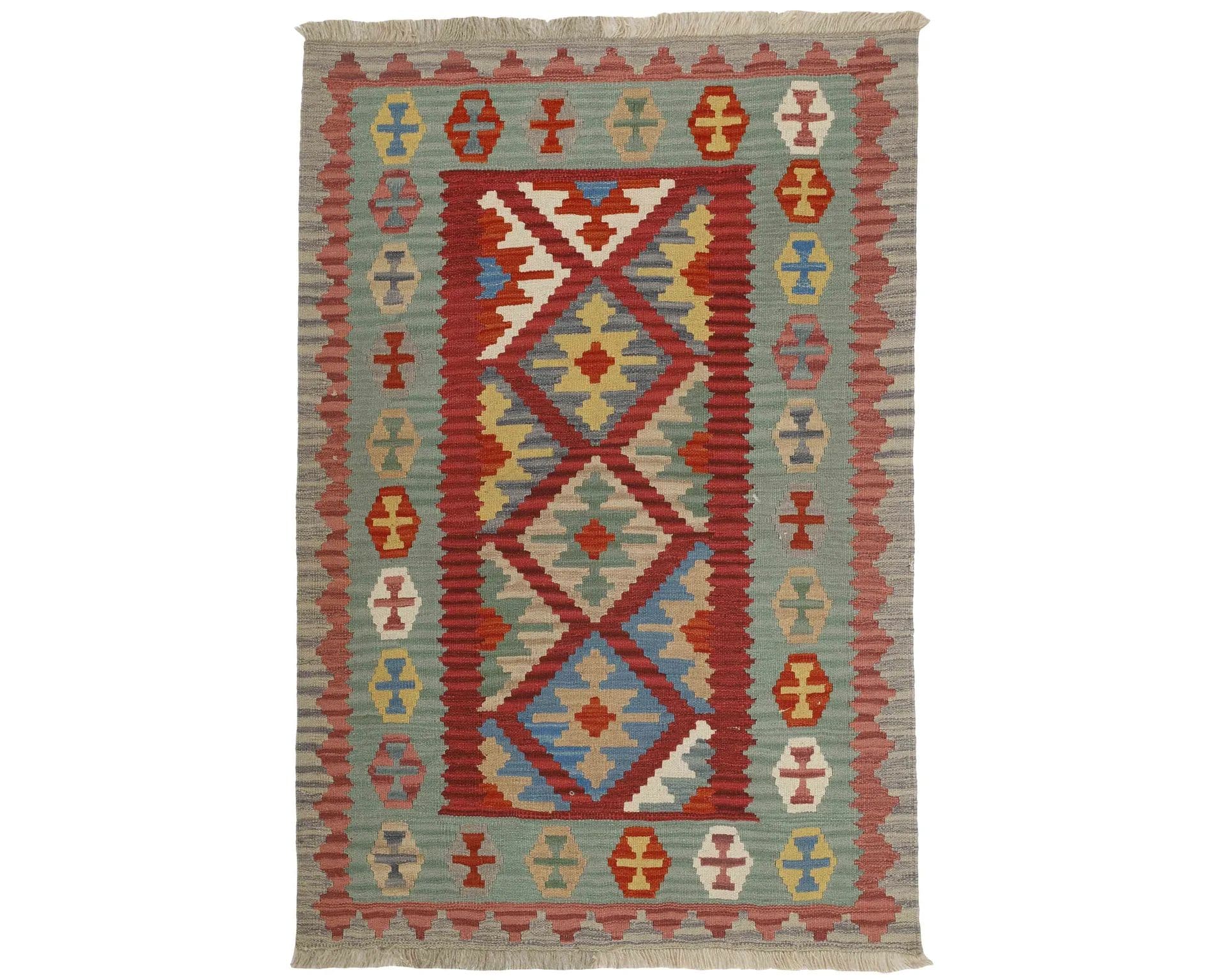 Rezas orientalisk x Kelim matta 123 x 178 cm