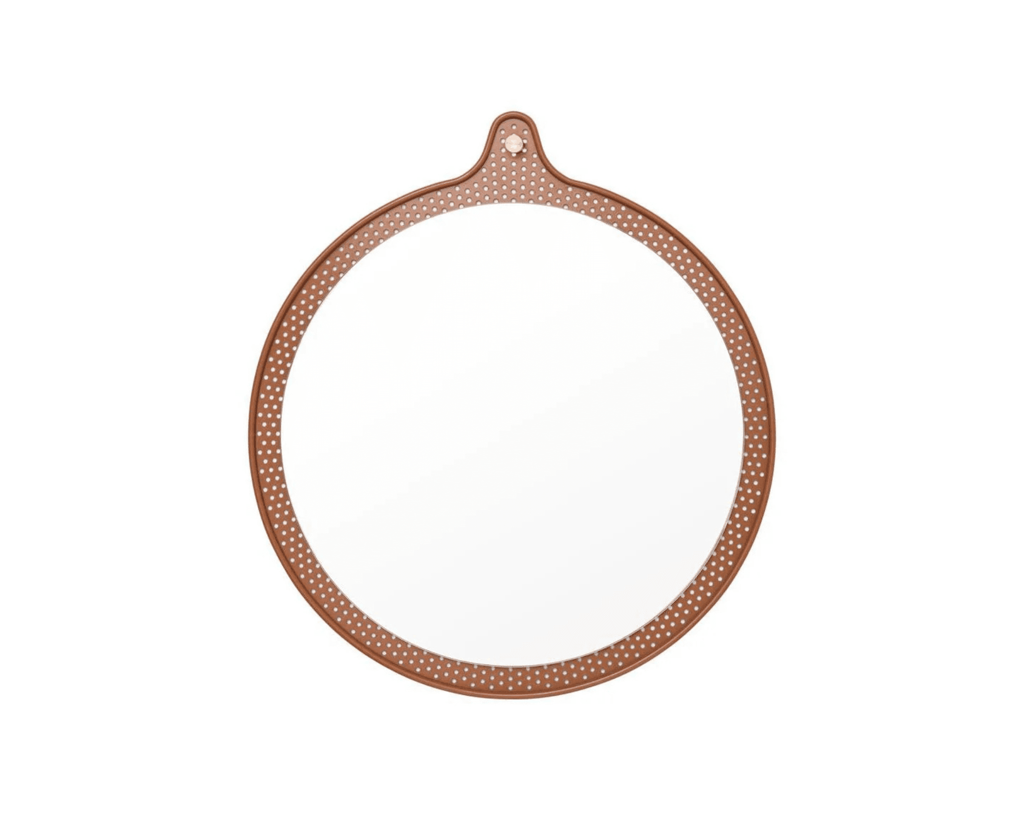 Normann Copenhagen Ticket Mirror Large Ø 60 cm Caramel spegel