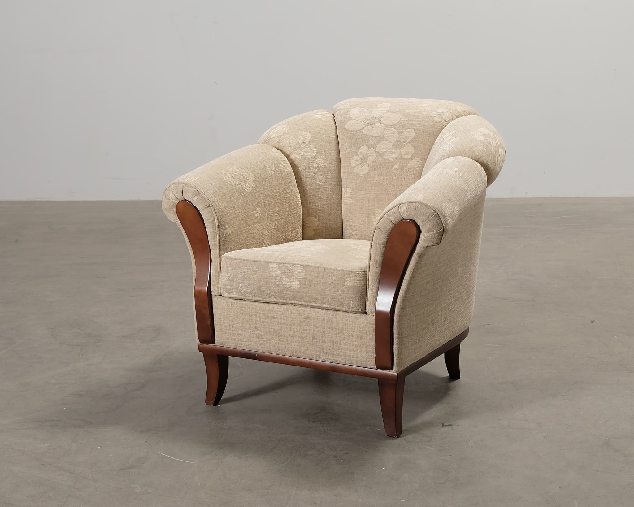 Fåtölj beige